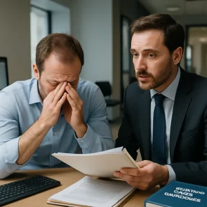 Evaluaciones de desempeño contradictorias evidencia de cambio de trato