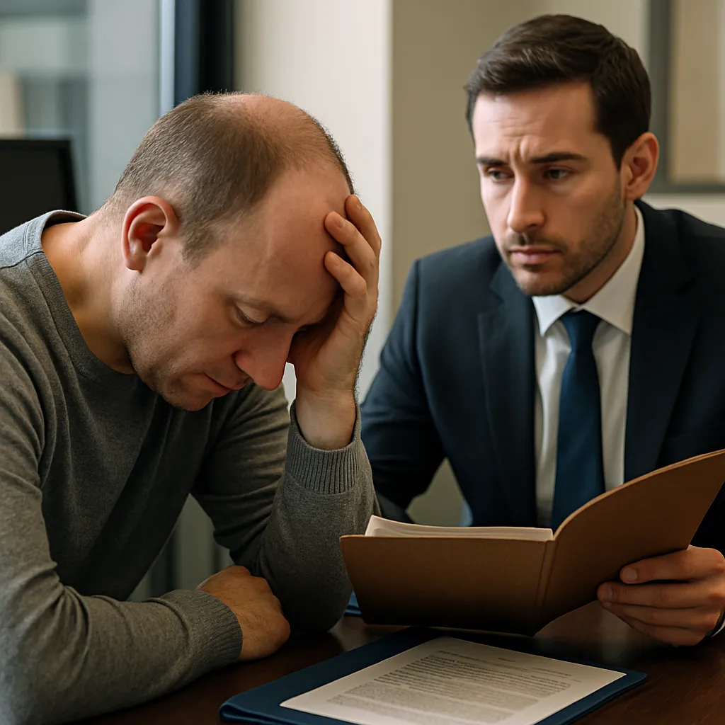 Alopecia areata por estrés pérdida de cabello en placas documentada médicamente