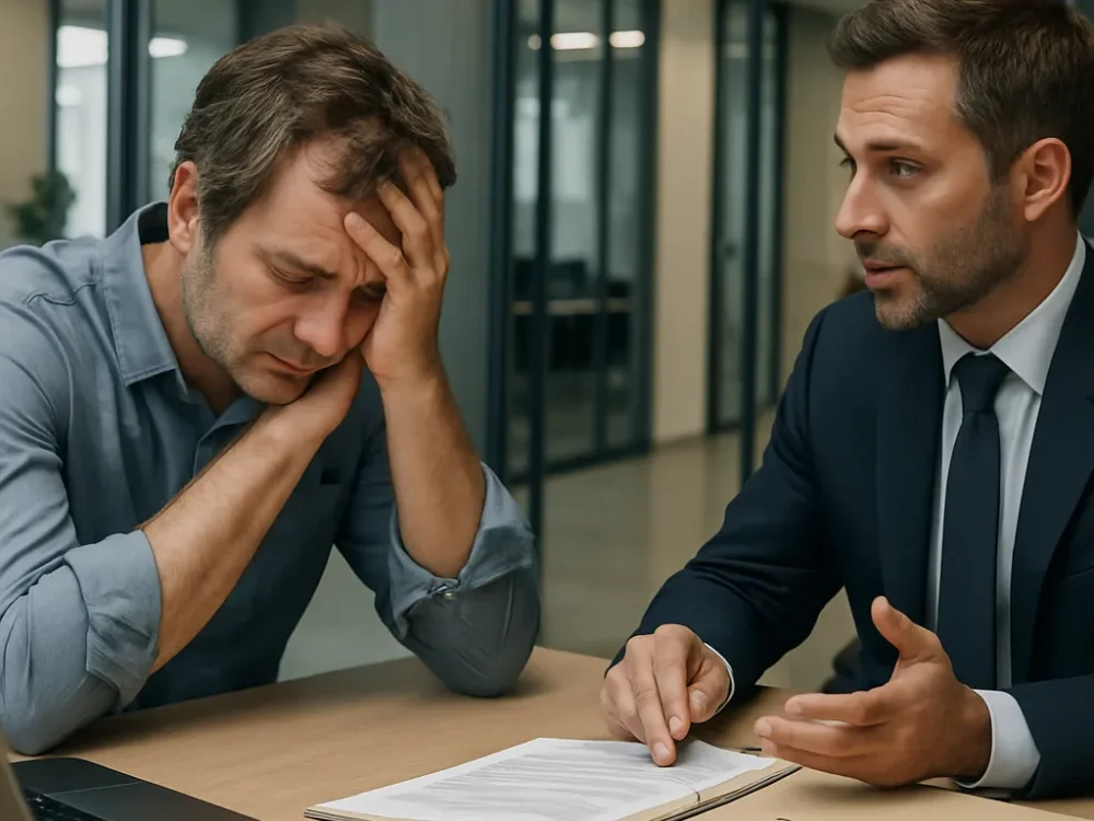 Atribución de errores de otros trabajadores a ti sistemáticamente